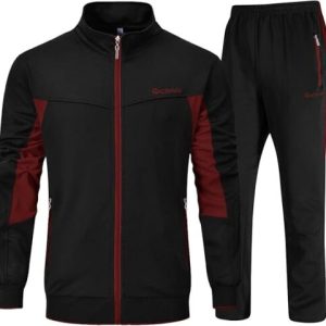 Men's Tracksuits Outfits Set 2 Piece Jogging Suits Warm Up Sweatsuits Sweat Track Suits Sets
